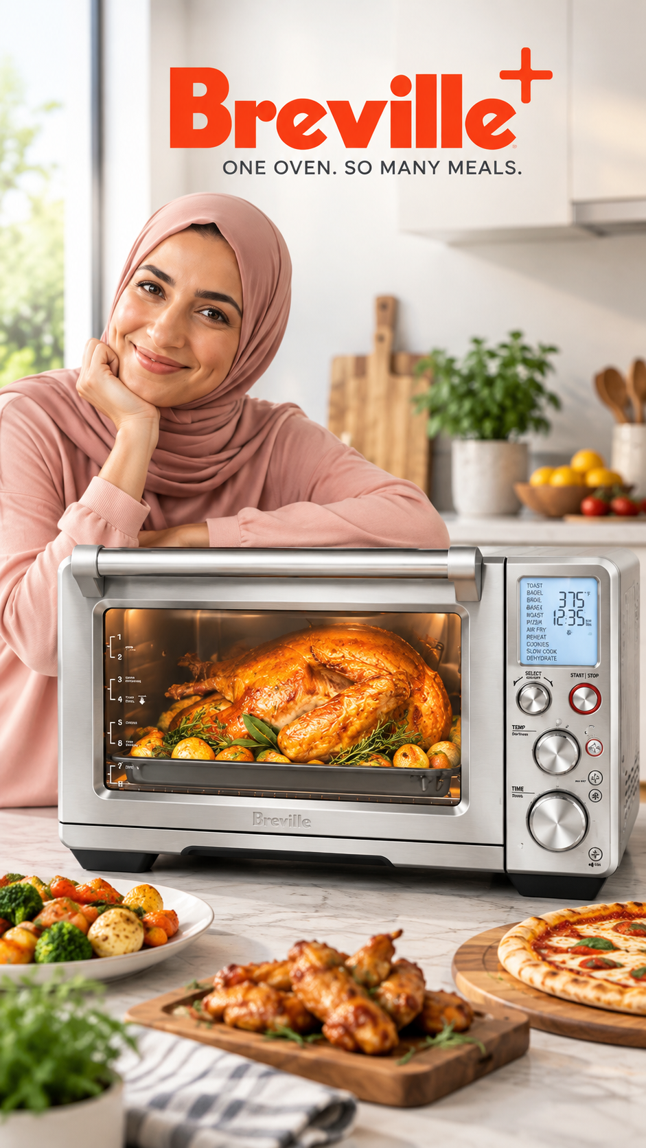 Breville Smart Oven Air Fryer Pro countertop Convection Oven