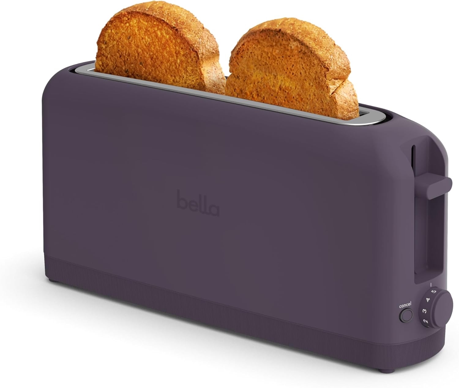 bella Fits-Anywhere™ 2-Slice Slim Toaster, Long Slot & Extra Wide, Seaglass