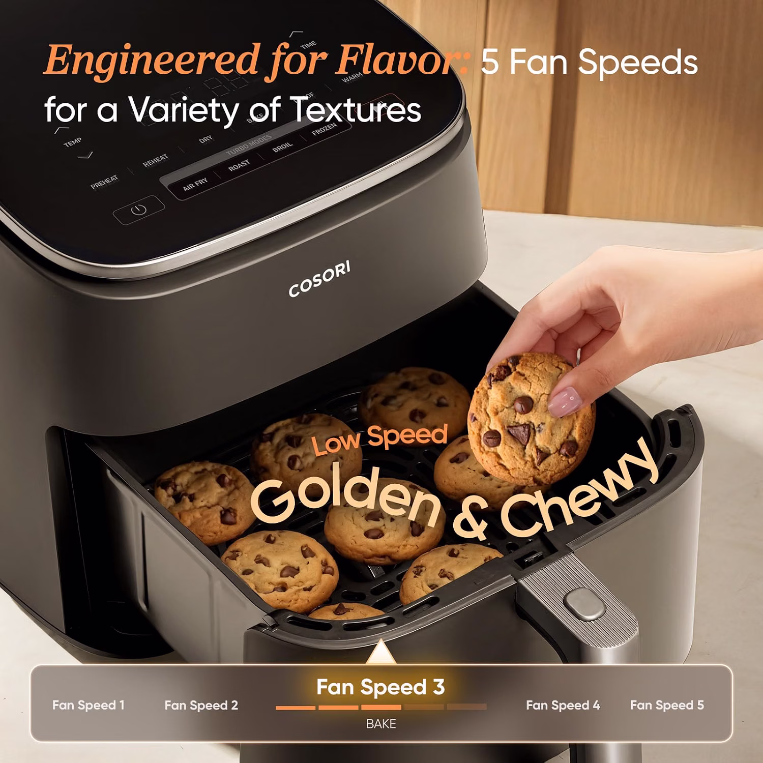 Ninja Air Fryer Pro, 5 Qt, 5-in-1, Cyberspace, AF142BL