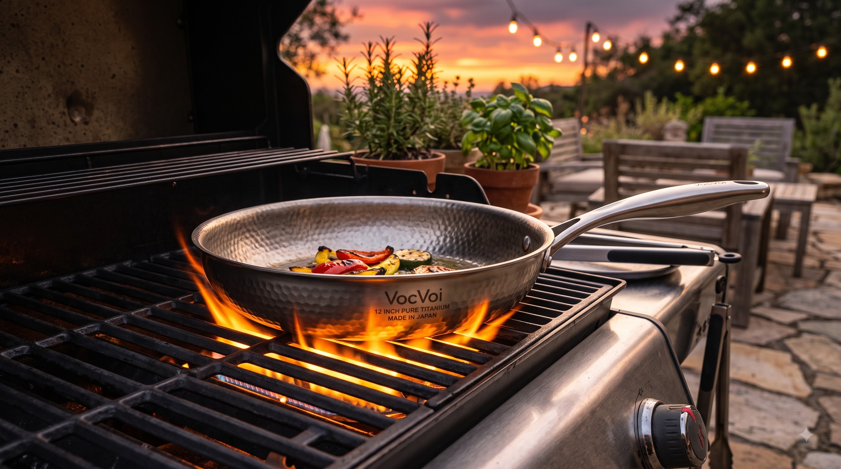 VocVoi Titanium 12" Nonstick Pro Frying Pan